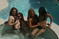 Hot lesbian sluts at the pool party