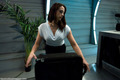 Hot female Chanel Preston has her bondage gear exposed by security agent